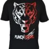 Punch Round Tiger Razor Shirt Kids Zwart Wit Rood