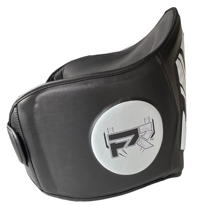 PunchRâ„¢ Electric Vechtsport Buikbeschermer Zwart Wit - Image 3