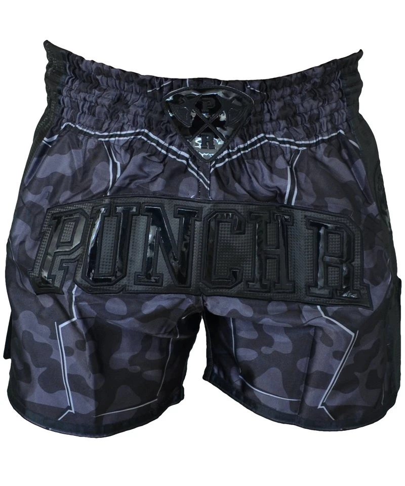 PunchR Kickboks Short Urban Camo Zwart - Afbeelding 3