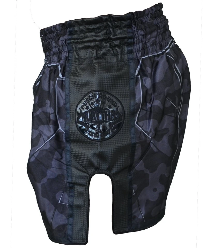 PunchR Kickboks Short Urban Camo Zwart - Afbeelding 4