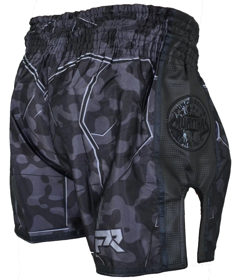 PunchR Kickboks Short Urban Camo Zwart