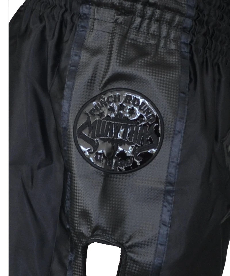 PunchRâ„¢ Muay Thai Kickboks Short Zwart - Afbeelding 2