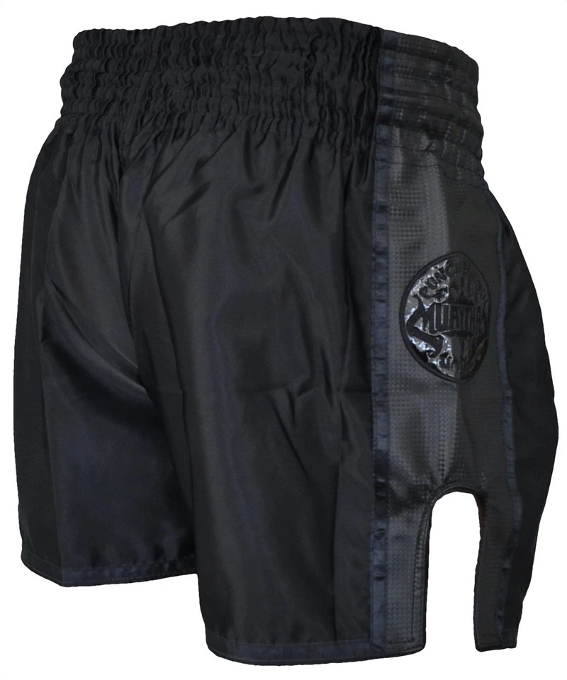 PunchRâ„¢ Muay Thai Kickboks Short Zwart - Afbeelding 3