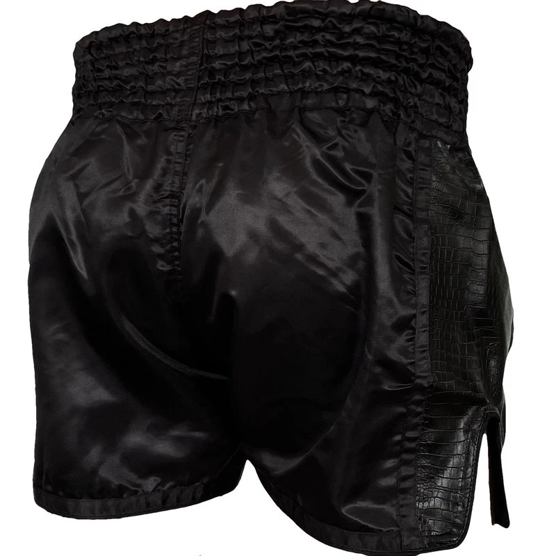PunchRâ„¢ Muay Thai Short Crocodile Zwart Wit - Image 2