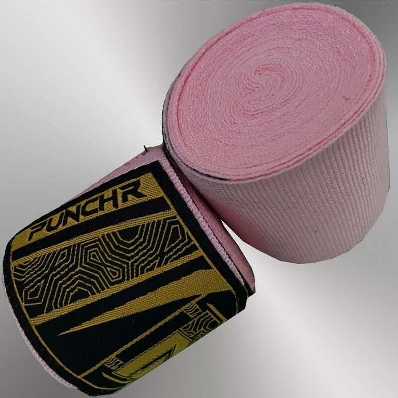PunchR™ Premium Boksbandages Hand Wraps 350 Cm Roze - Image 2