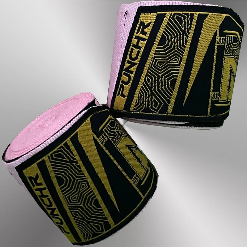 PunchR™ Premium Boksbandages Hand Wraps 350 Cm Roze - Image 3