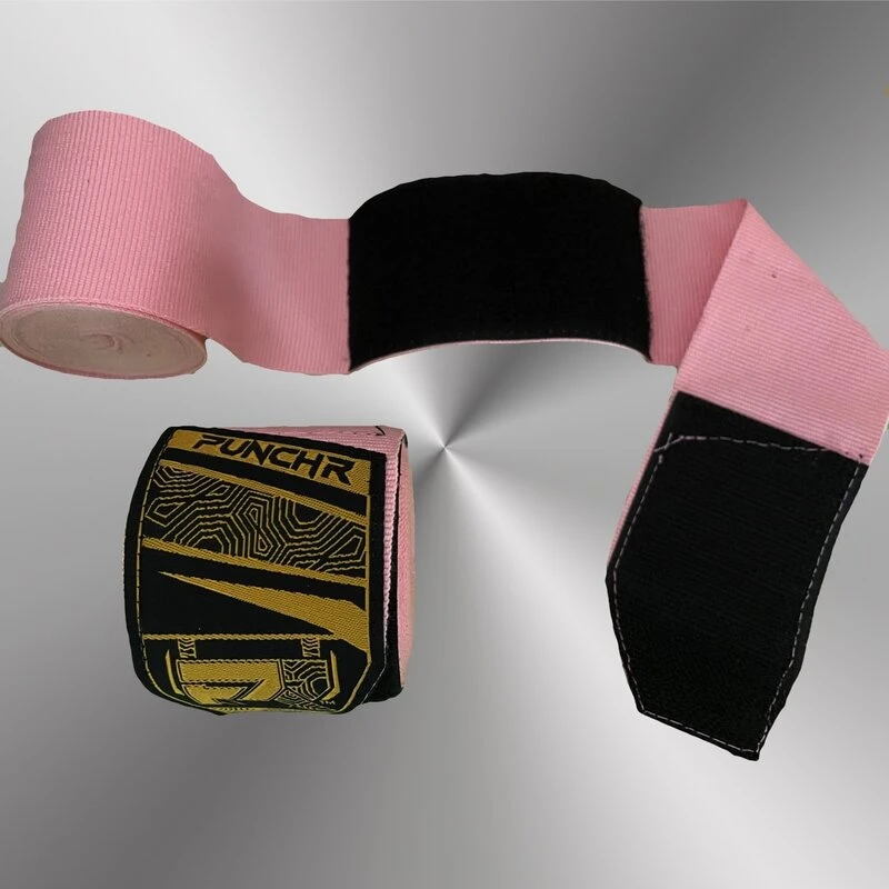 PunchR™ Premium Boksbandages Hand Wraps 350 Cm Roze - Image 4