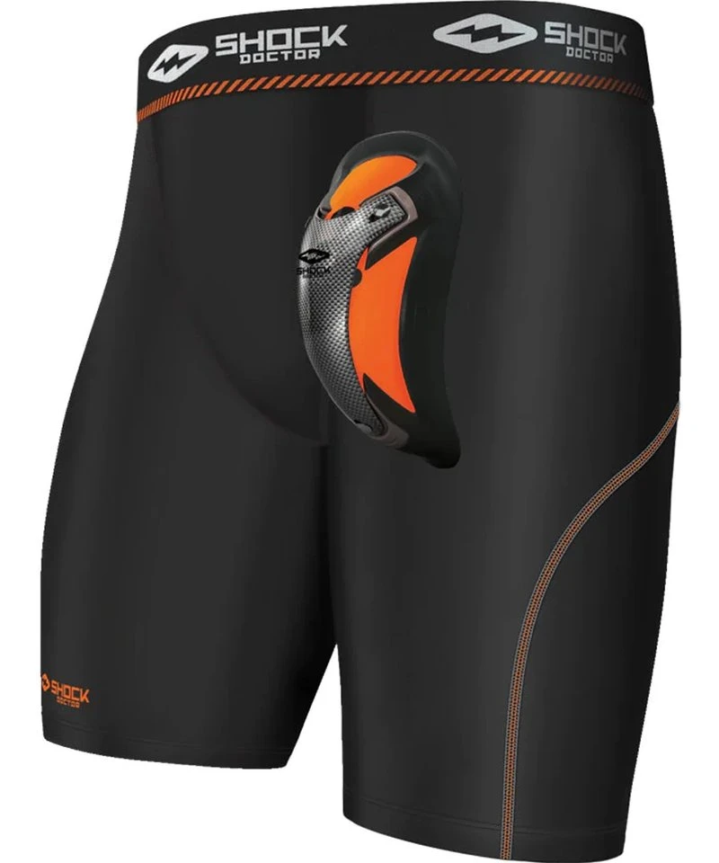 Shock Doctor Compressie Short Met Ultra Carbon Flex Cup SD337 - Afbeelding 2