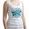 TapouT Dames Roxanne Crown Tank Top Wit