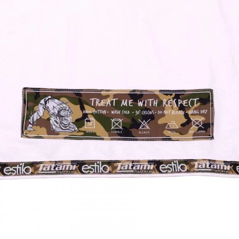 Tatami Estilo 5.0 BJJ Gi Kimono White Camo BJJ Fightgear
