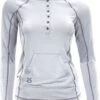 Tenacity Women's Dames Henley Hoodie Wit