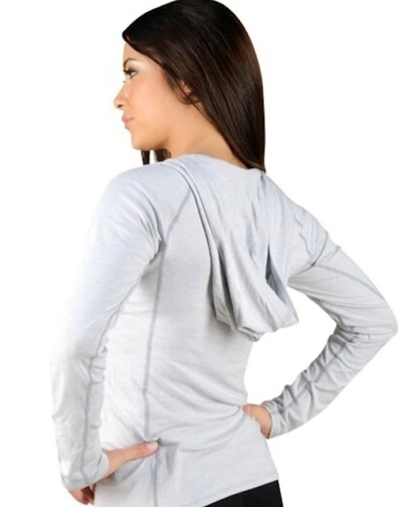 Tenacity Women's Dames Henley Hoodie Wit - Image 5