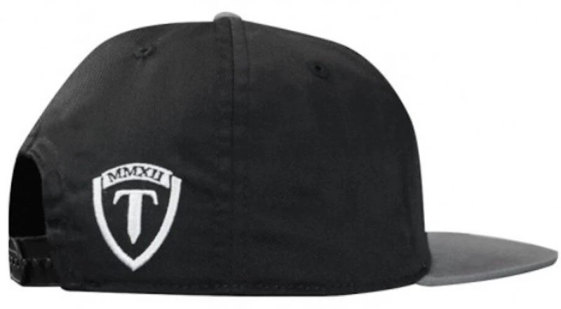 TORQUE Sports Stealth Snapback Cap Pet Zwart Grijs - Image 3