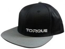 TORQUE Sports Stealth Snapback Cap Pet Zwart Grijs