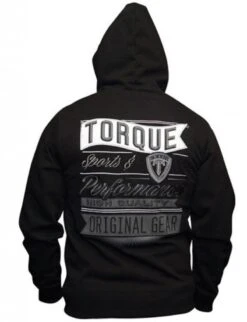 Torque Sports The Bomber Zipper Hoodie Zwart