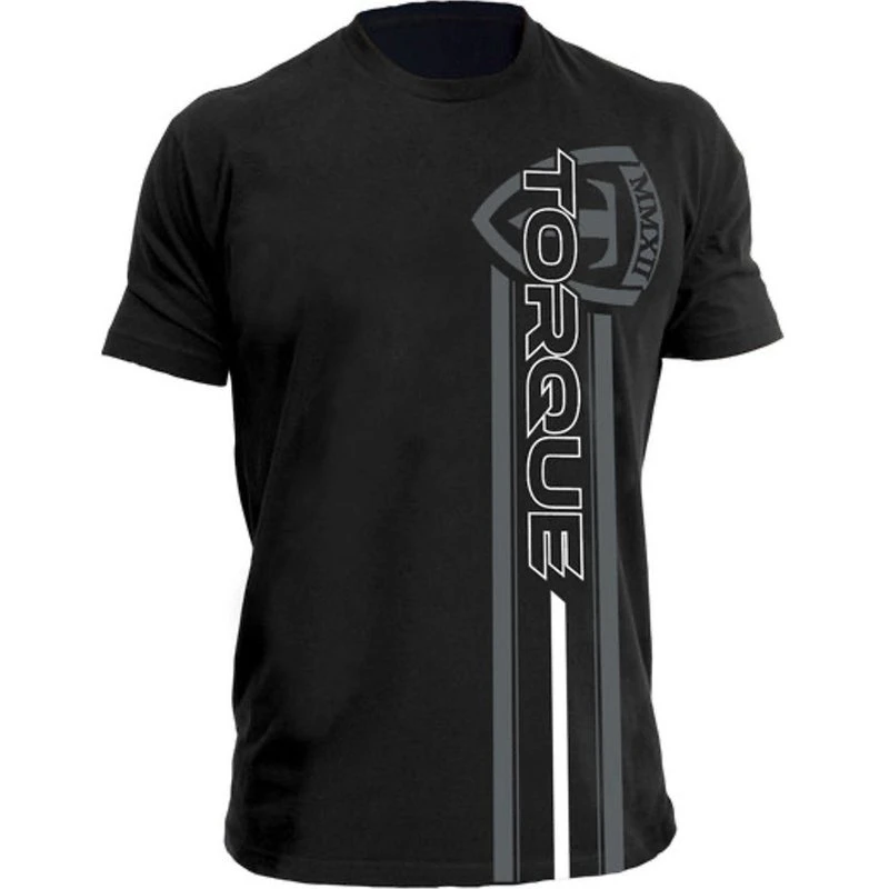 Torque Velocity Boxing T-shirts Zwart Grijs