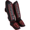 Torque Velocity Kickboks Scheenbeschermers Zwart Rood