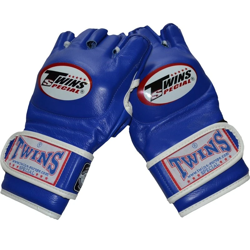 Twins GGL-6 MMA Handschoenen Blauw Leder - Image 4