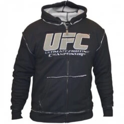 UFC Heren Sherpa Hoodie Antraciet Grijs