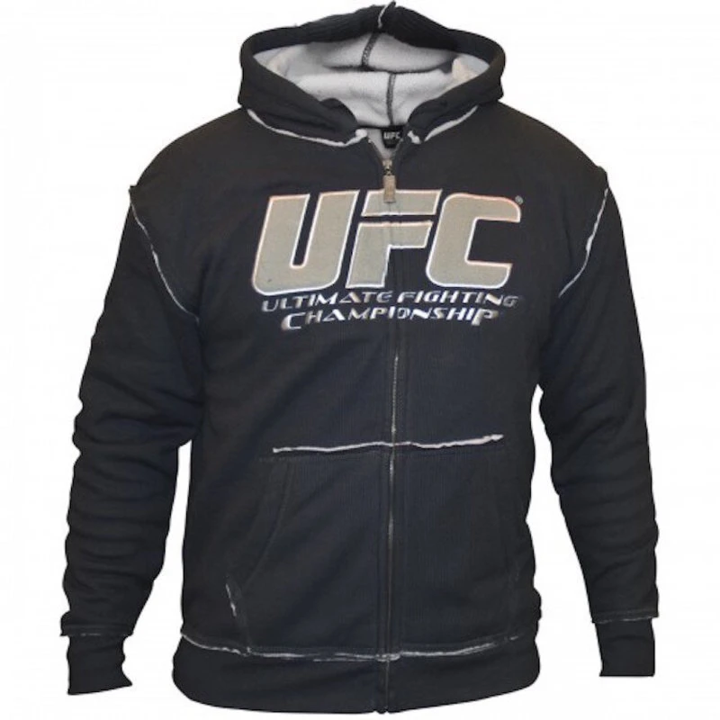 UFC Heren Sherpa Hoodie Antraciet Grijs