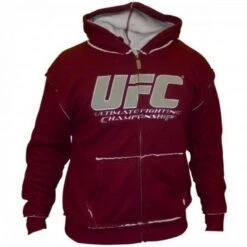 UFC Heren Sherpa Hoodie Bordeauxrood