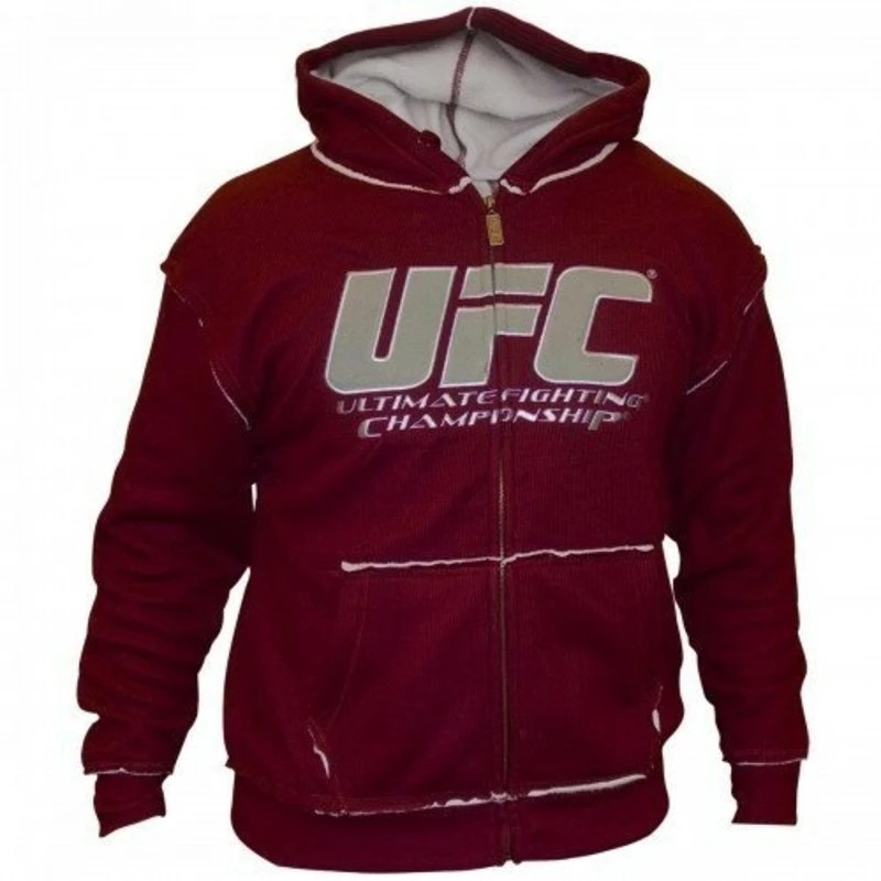 UFC Heren Sherpa Hoodie Bordeauxrood