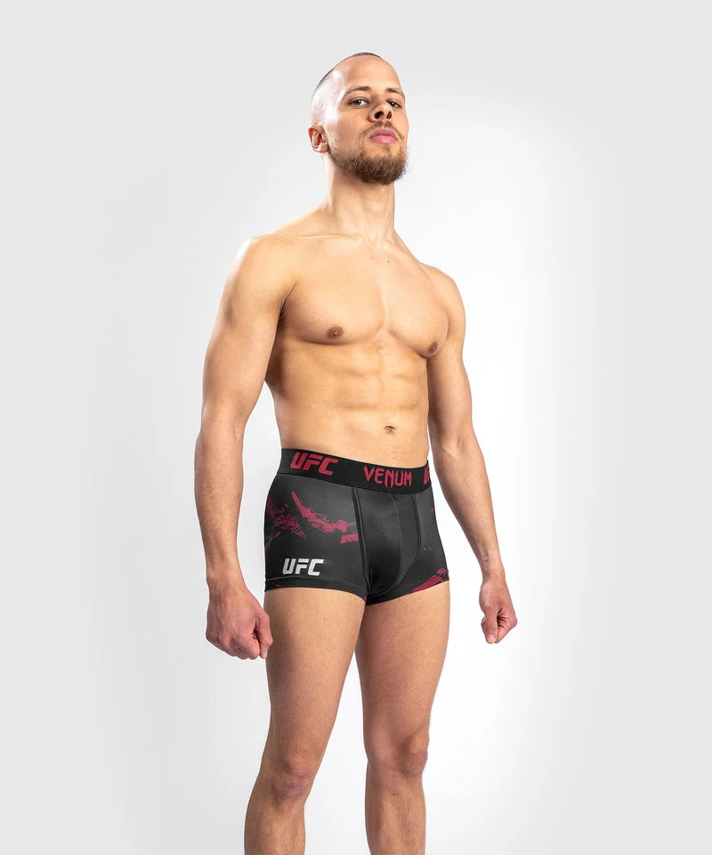 UFC Venum Authentic Fight Week 2.0 Boxershort Voor Heren Zwart Rood - Image 3