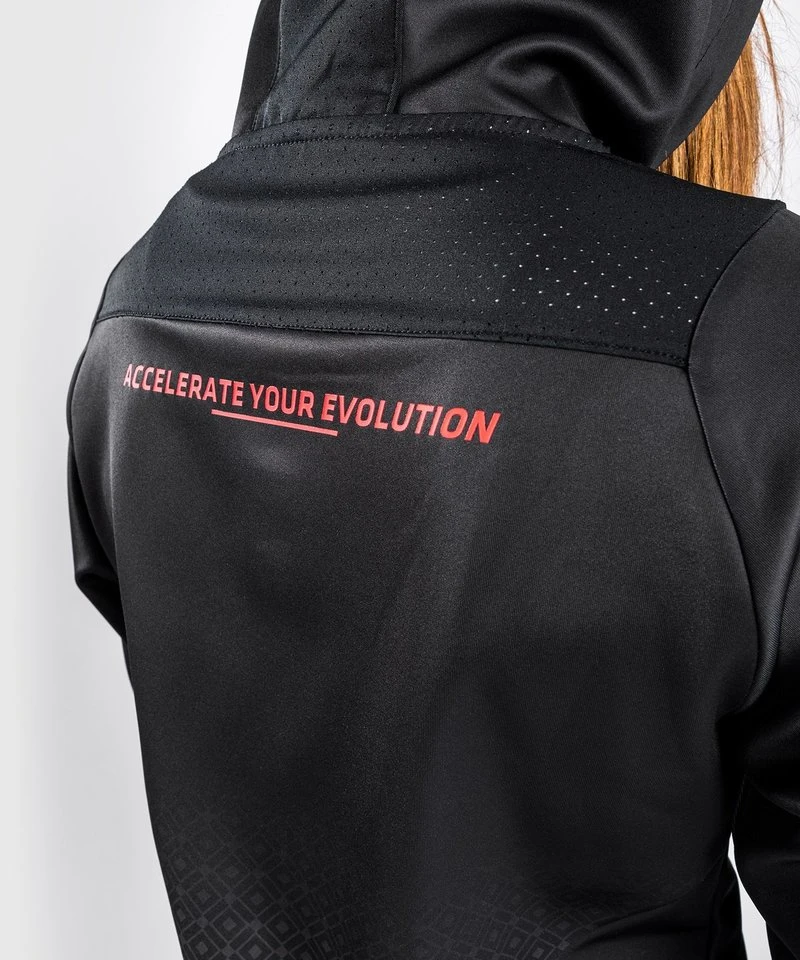 UFC Venum Performance Institute Hoodie Dames Zwart Rood - Image 8