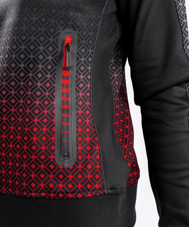 UFC Venum Performance Institute Trainings Jas Dames Zwart Rood - Image 5