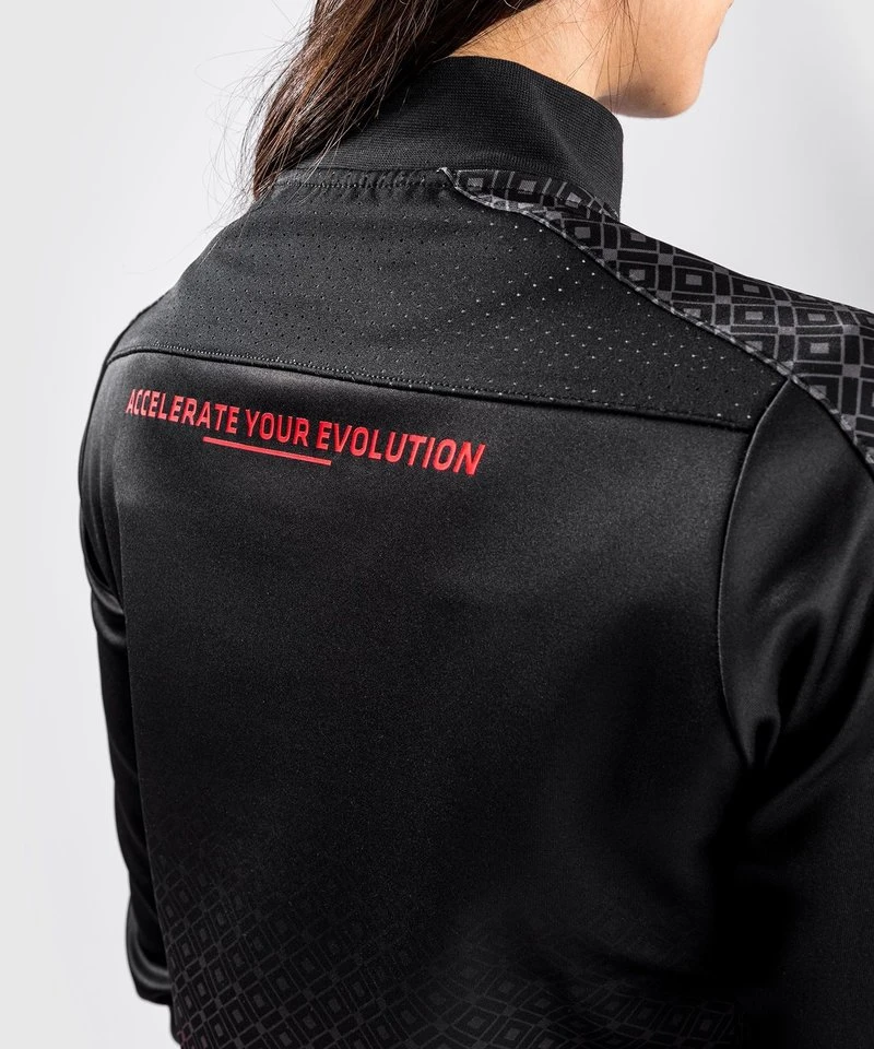 UFC Venum Performance Institute Trainings Jas Dames Zwart Rood - Image 8