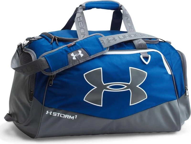 Under Armour Undeniable Sporttas Medium Duffle Bag Blauw Grijs - Image 4