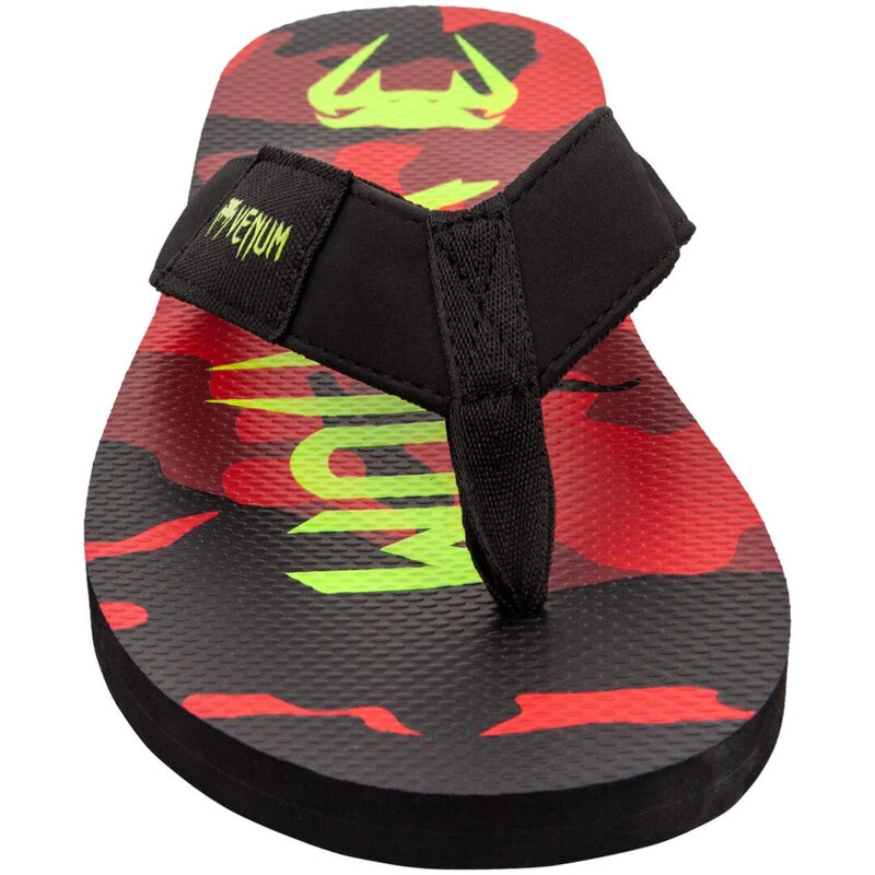 Venum Atmo Badslippers Flip Flop Camo Rood