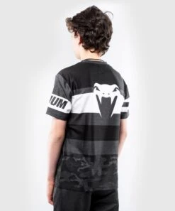Venum Bandit Kids Dry Tech T-shirts Zwart Grijs