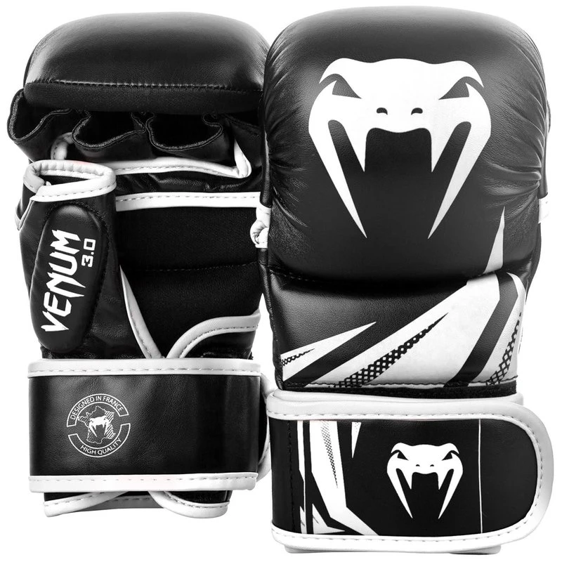 Venum Challenger 3.0 MMA Sparring Handschoenen Zwart Wit - Image 3