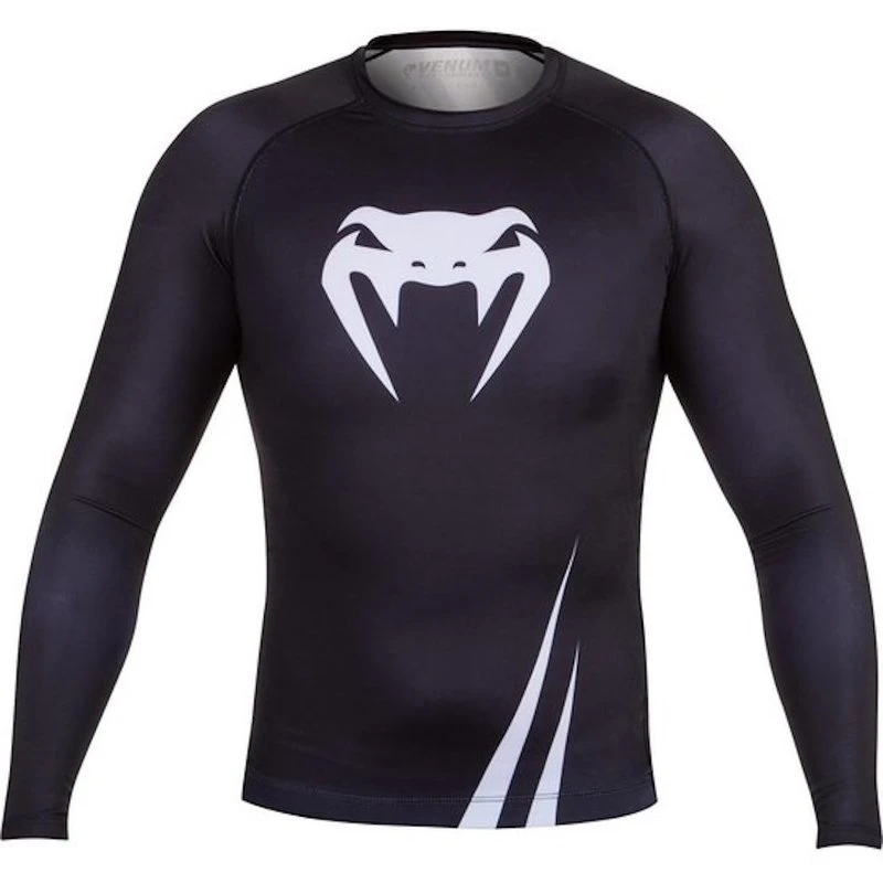 Venum Challenger Rash Guard L/S Zwart Wit - Image 2