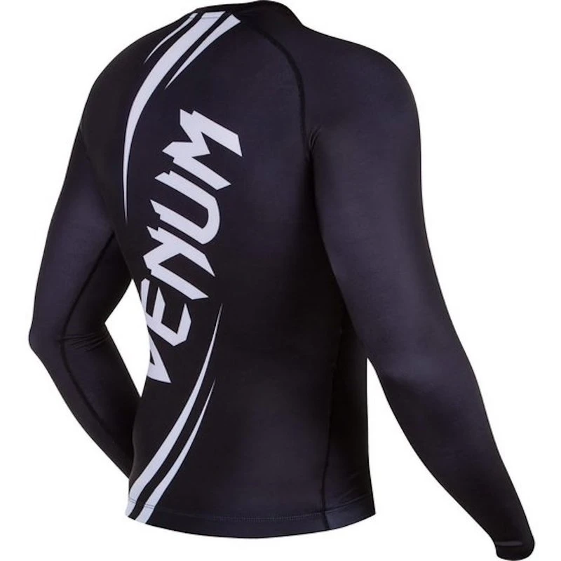 Venum Challenger Rash Guard L/S Zwart Wit - Image 3