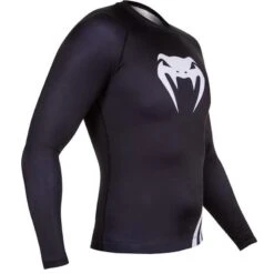Venum Challenger Rash Guard L/S Zwart Wit