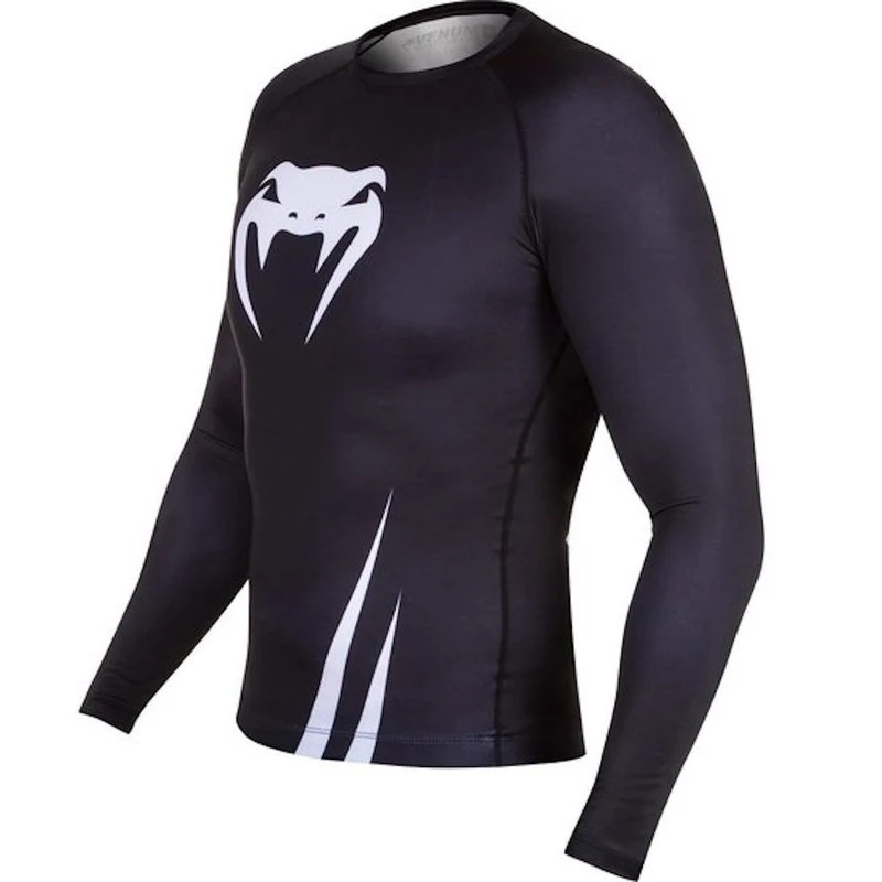 Venum Challenger Rash Guard L/S Zwart Wit - Image 7