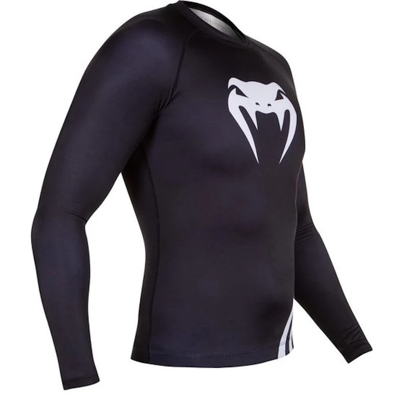 Venum Challenger Rash Guard L/S Zwart Wit