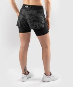 Venum Defender 2.0 Hybrid Compression Shorts Dames Zwart Camo
