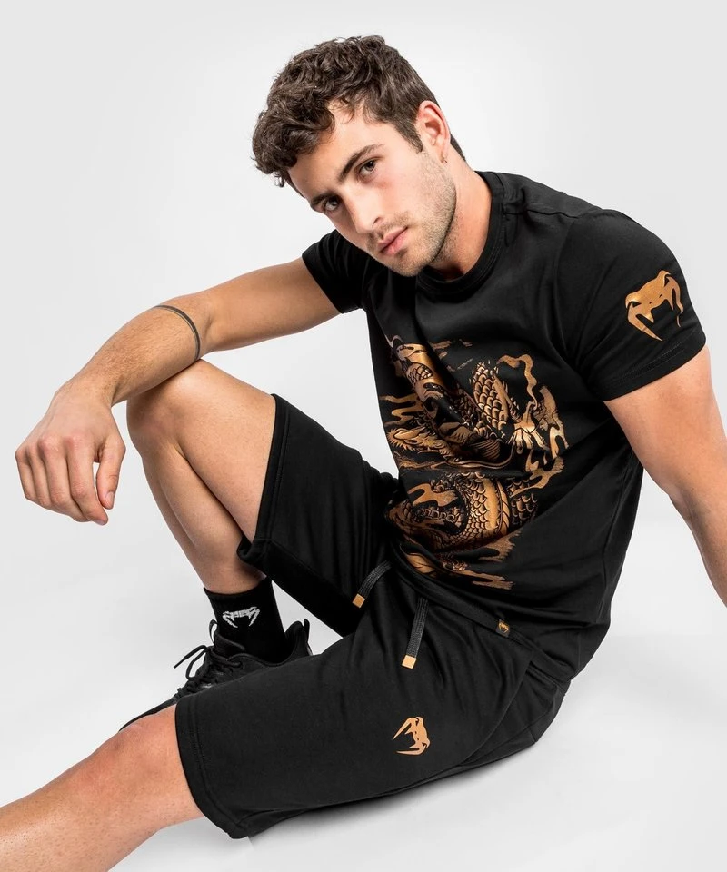 Venum DRAGON'S FLIGHT T-shirt Zwart Brons - Image 4