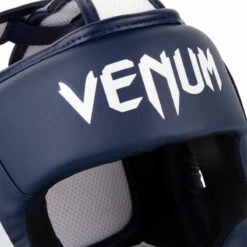 Venum Elite Headgear Marineblauwe Hoofdbescherming