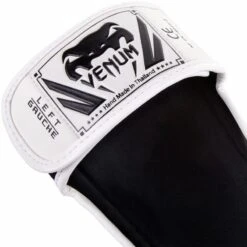 Venum Elite Kickboks Scheenbeschermer Wit Zwart