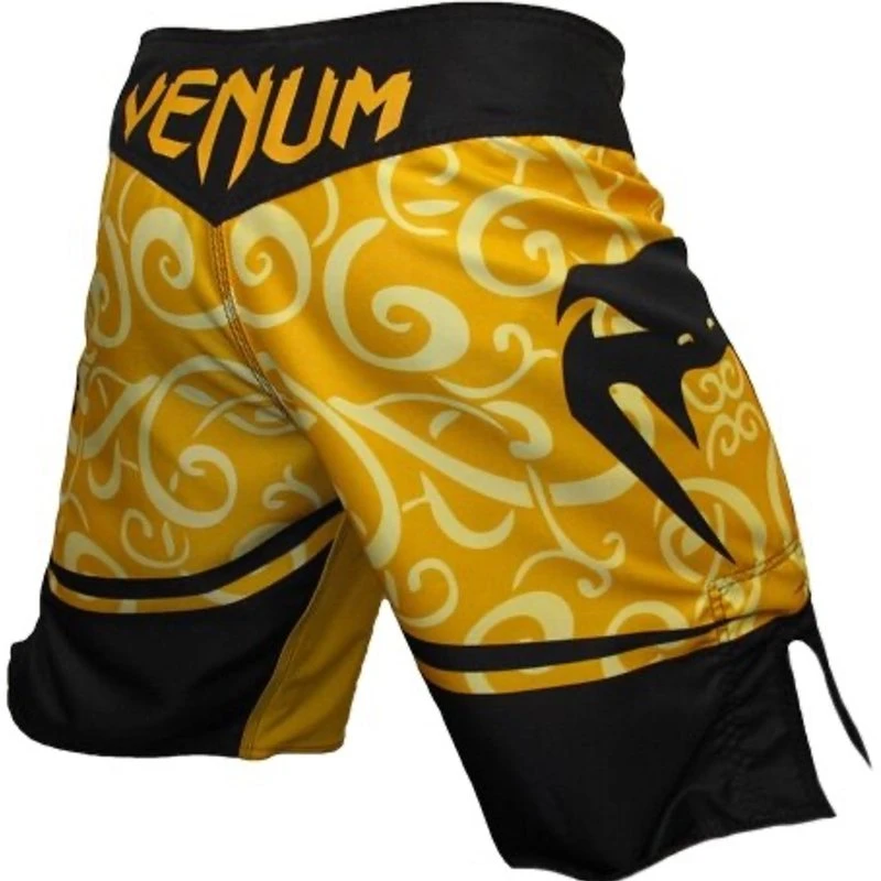 Venum Fightshort Wanderlei Silva Geel Zwart - Image 3