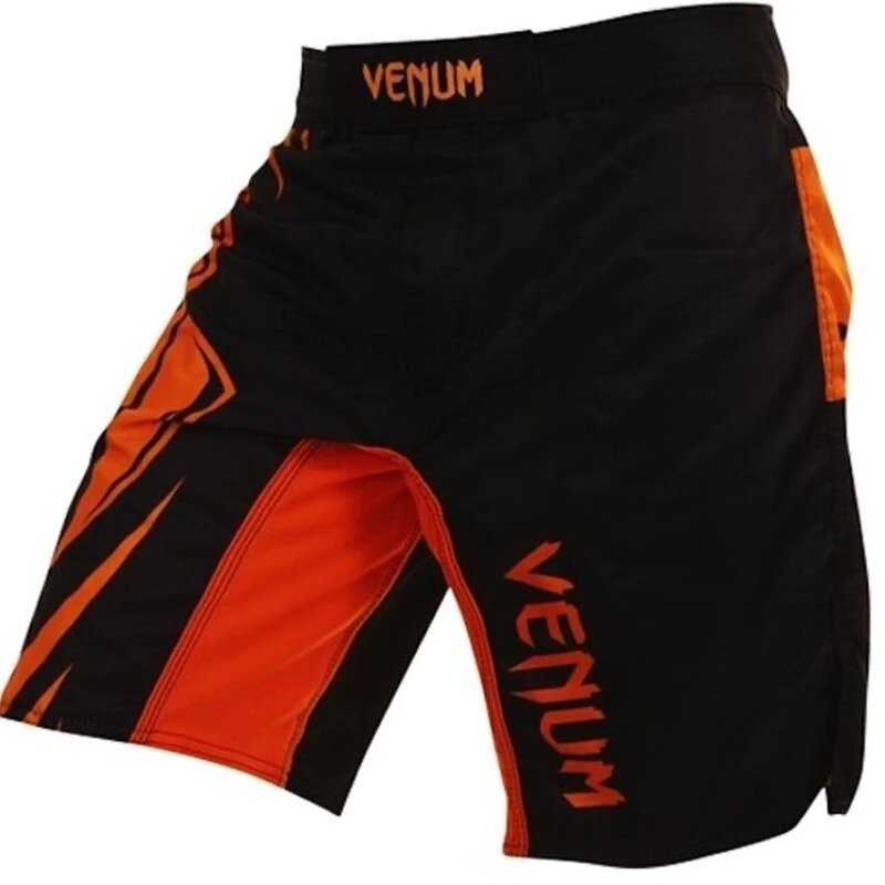 Venum Fightshort Wanderlei Silva Wand Shadow Zwart Oranje - Image 2