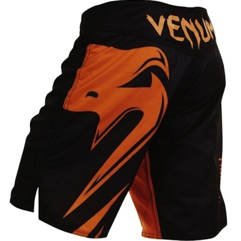 Venum Fightshort Wanderlei Silva Wand Shadow Zwart Oranje - Image 4