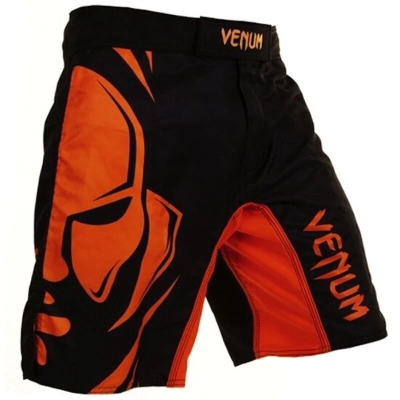 Venum Fightshort Wanderlei Silva Wand Shadow Zwart Oranje