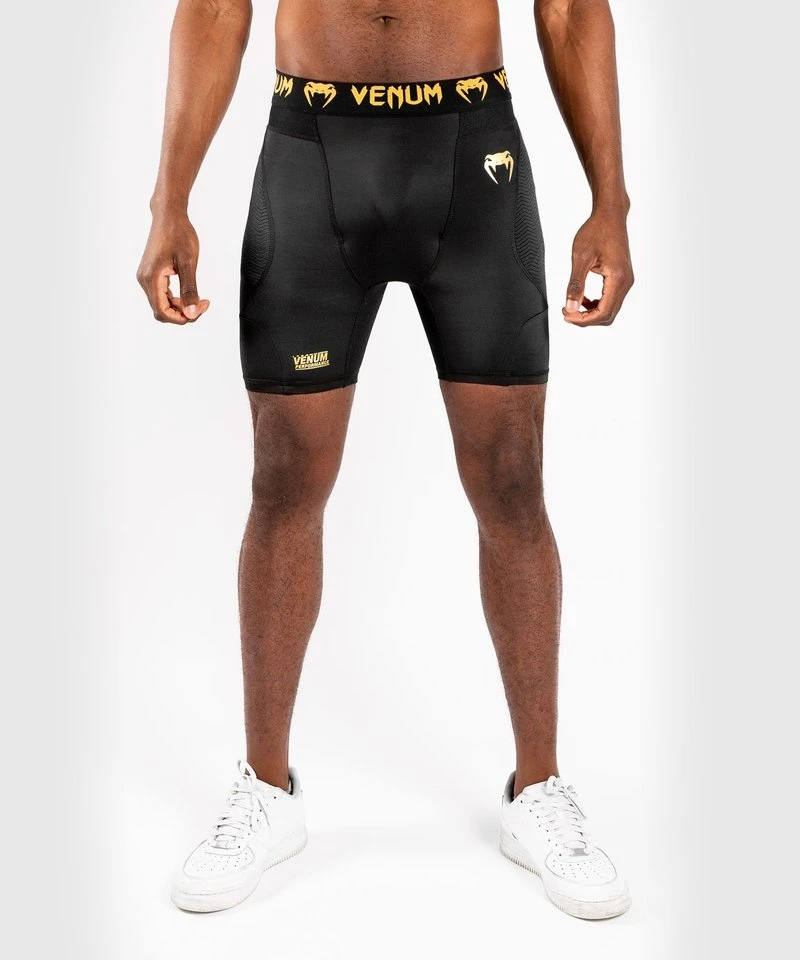 Venum G-Fit Compressie Short Zwart Goud - Image 5
