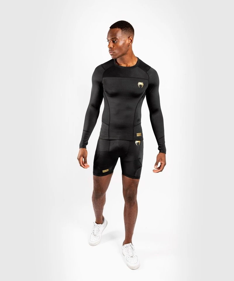 Venum G-Fit Compressie Short Zwart Goud - Image 7
