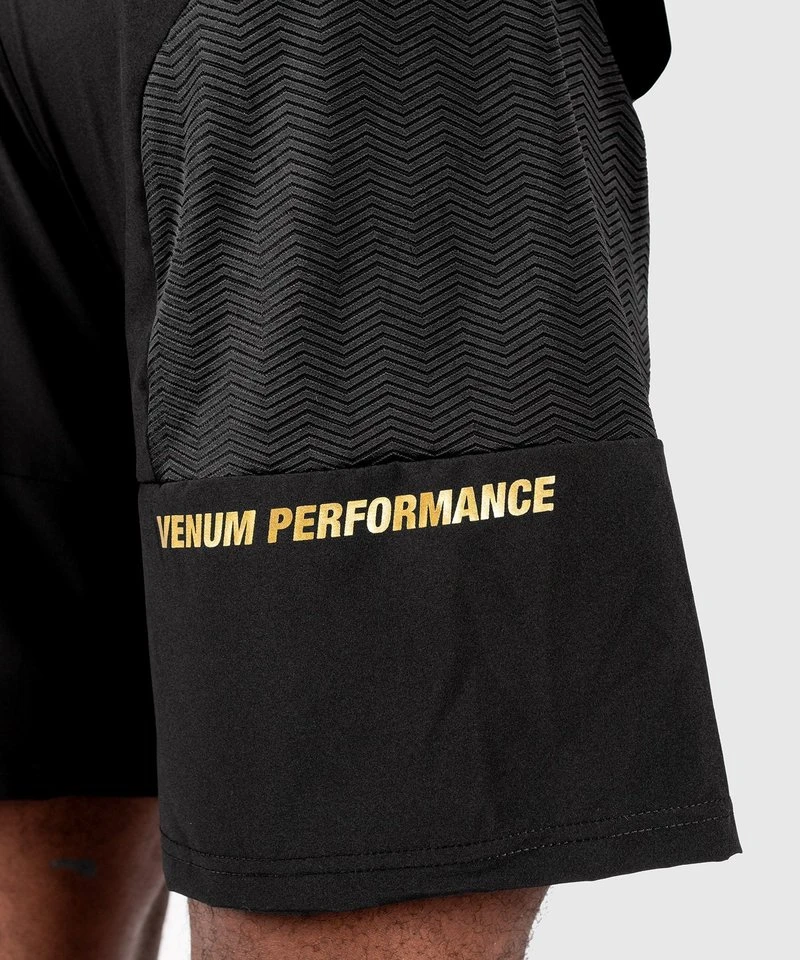 Venum G-FIT Training Fitness Short Zwart Goud - Image 2